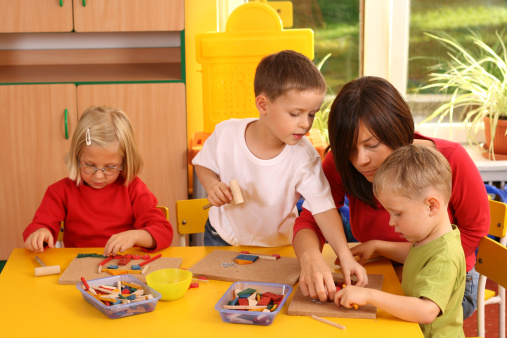 À l’école maternelle…