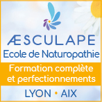 Formation naturopathie Lyon, Aix pour devenir naturopathe - Ecole Aesculape agréée Féna | Aesculape.eu - Æsculpae est une école libre de naturopathie agréée la FÉNA présente sur Lyon (69) et Aix-en-Provence (13). Elle propose des initiations à la naturopathie, un cycle complet de praticien naturopathe selon un rythme de formation compatible avec la vie professionnelle et familiale, ainsi que des modules de perfectionnement pour les naturopathes en périnatalité, massage tempéramental intégré à la pratique naturopathique, sophro-relaxation, fleurs de Bach, iridologie, réflexologie plantaire…