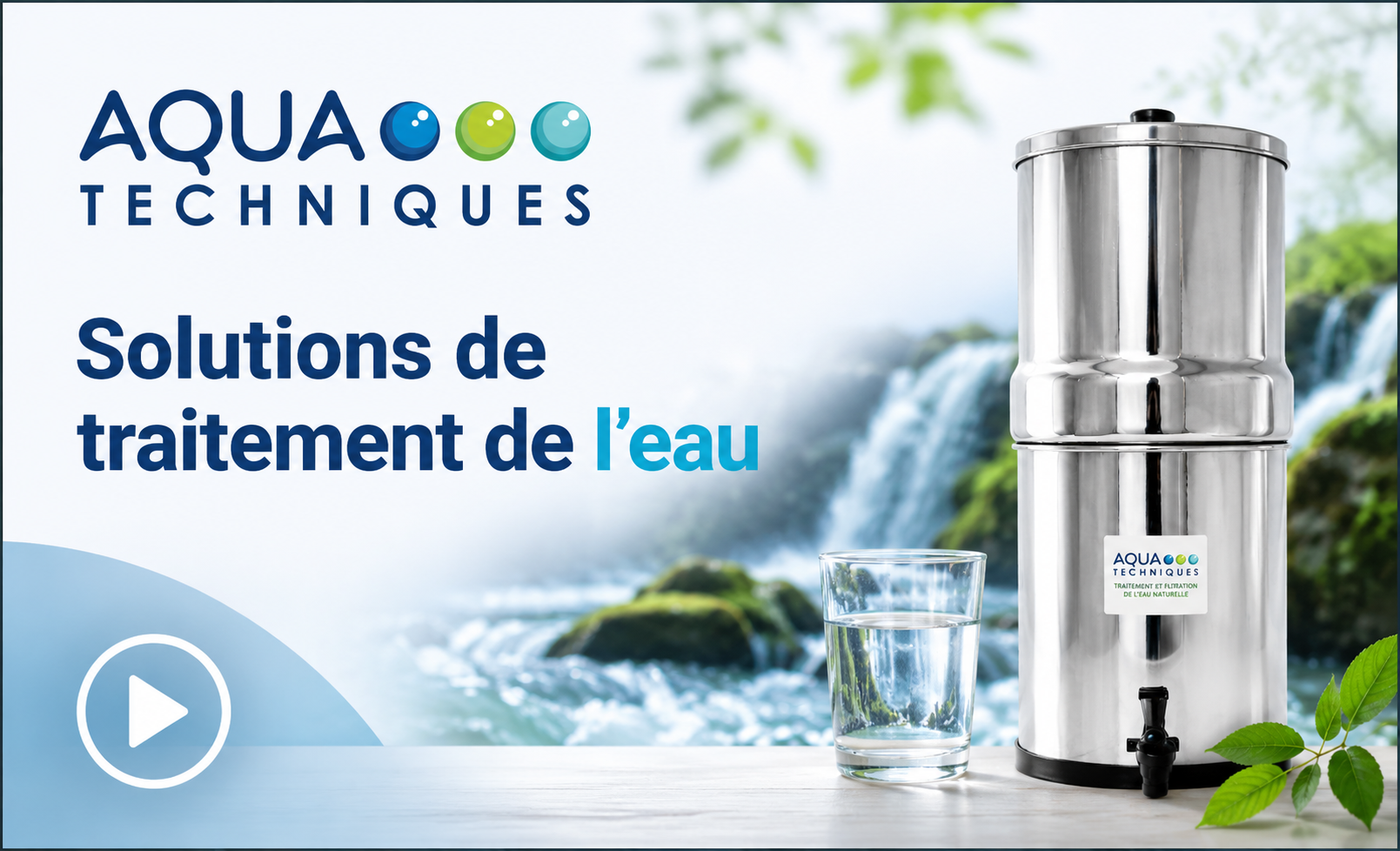Solutions de traitement de l'eau et filtration de l'eau &eacute;cologique 