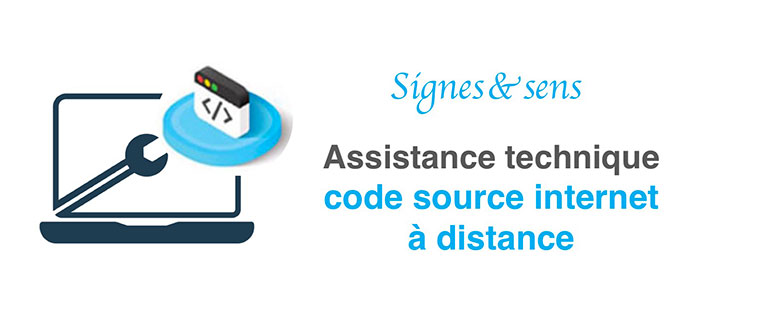 Assistance technique web code source internet à distance - Résolution de problèmes internet et optimisation en référencement naturel  spécialisé SEO 