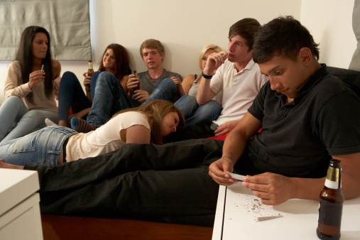 Ces ados qui fument des « joints »