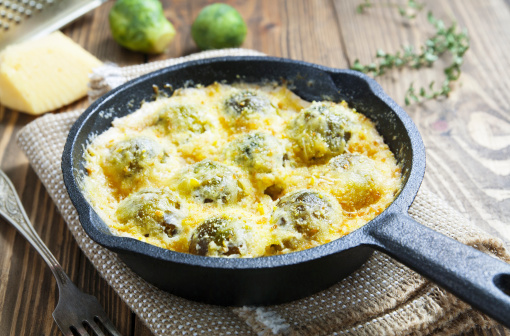 Choux de Bruxelles en gratin