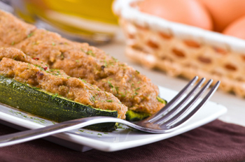 Courgettes farcies 