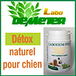  Labodem Piel  Détoxiquant naturel, désensibilisant  Soigner les eczémas, dermatoses allergiques, démangeaisons, chute de poil et problèmes digestifs du chien et du chat. Labo-demeter.com