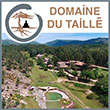 Séjour nature zen et Yoga retraite Zen au Domaine du Taillé en Ardèche (07) - Le Domaine du Taillé est un centre d'accueil et de villégiature zen situé au coeur d'un parc privé de 100 hectares en Ardèche méridionale. L'ensemble témoigne d'une parfaite intégration avec la nature environnante. Ce lieu préservé, propice au repos et au ressourcement est le lieu idéal pour l'organisation des stages d'arts martiaux, yoga et activités artistiques diverses - Le domaine est également destiné aux entreprises qui souhaitent organiser des séminaires et ouvert à tous pour de courts séjours ou des vacances en hébergement individuel. Détente, simplicité et authenticité résument l'atmosphère de ce lieu. - Les bâtisses de ce site privilégié sont exclusivement construites et rénovées en matériaux naturels : pierre, bois, cuivre, chanvre. Le domaine est doté de l'écolabel européen et l'hébergement est proposé sur mesure dans nos différents lieu d'accueil: le Domaine, la Villa Christina, le Mas de la Nojarette, la Villa Alto, la Yourte, les Chalets. L'architecture alliant tradition et modernité s'est attachée épouser les dénivelés naturels du site. Le bassin naturel de baignade traité écologiquement mis à votre disposition, les deux dojos situés en extérieur et entourés de verdure, les sentiers de randonnée accessibles depuis le domaine, la cuisine d'Annie faite de produits biologiques de saison, participent aussi à créer l'ambiance zen idéale parfaitement accordée avec la philosophie des lieux.