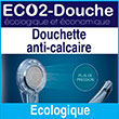 Douchette anti-calcaire puissante, écologique, économique, géothermale qui a été primée au concours Lépine - Eco2-douche.com