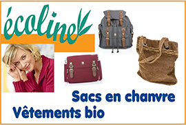 Vêtements bio/naturels en Chanvre - Habits écologiques, éthiques et végan (coton biologique, soie naturelle, laine mérinos) | Ecoline.fr - Ecoline.fr, spécialiste référent du vêtement biologique équitable, naturel/éthique, propose des vêtements bio (chanvre biologique, soie naturelle, coton bio, laine mérinos), des sous-vêtements bio et des accessoires de mode naturels (sac à main...)- Cette gamme complète d'habits écologiques, éthiques et végan contribue fortement au développement durable et à la protection de l'environnement. Vêtements bio éthiques en chanvre, coton bio, laine mérinos et matières naturelles - Ecoline, spécialiste reconnu en Vêtements bio éthiques en chanvre, coton bio, laine mérinos et en fibres naturelles, propose des vêtements bio, équitable et éthiques dans des matières naturelles comme le chanvre, le coton bio, la laine, la soie...