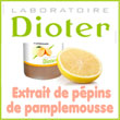 Extrait de pépins de pamplemousse - EPP Originel est un extrait de pépins pamplemousse de grande qualité par le choix des matières premières (pépins entiers broyés sans écorce ni peau) et l'originalité de sa méthode d'extraction. Cela lui confère une concentration optimale en pépins de pamplemousse avec une mise en oeuvre de 20%. EPP Originel est un extrait de pépins de pamplemousse transformé en France à base de pépins entiers de pamplemousses d'Asie reconnus pour la qualité de leur pépins et leur teneur importante en bioflavonoïdes. EPP Originel contient donc naturellement vitamine C, vitamine E, vitamines B, acides aminés et minéraux (potassium, fer, sodium, magnésium).