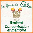 Brahmi - La Ferme de Paula - Brahmi. La ferme de Paula, importateur direct spécialisé en herboristerie ayurvédique et équitable, propose en ligne des produits de santé naturelle par l’ayurvéda (Brahmi...) - Mémoire, concentration, vigilance, anxiété. BRAHMI - Le bacopa monieri aide à la concentration et au maintien d’une bonne fonction cognitive et protège les cellules cérébrales des dommages liés au stress oxydatif. - BRAHMI, la plante du roi des Dieux, la meilleure amie de votre cerveau ! Plante ayurvédique pour la mémoire et la concentration - Essentiellement connu en Occident pour stimuler la mémoire, en réalité le Brahmi est avec le Neem un des remèdes ayurvédiques les plus anciens et les plus consommés par les Indiens pour ses très nombreuses qualités. Il donne effectivement des résultats spectaculaires sur les facultés intellectuelles et cognitives, le stress, les insomnies, la dépression, mais également sur les désirs compulsifs et obsessionnels... faisant de lui votre meilleur allié pour une rentrée au top de vos facultés. Le Brahmi, aussi connu sous le nom de Bacopa Monnieri, est issu d’une plante adaptogène, l’hysope d’eau, poussant exclusivement en Inde, au Népal, en Chine et dans les pays tropicaux.