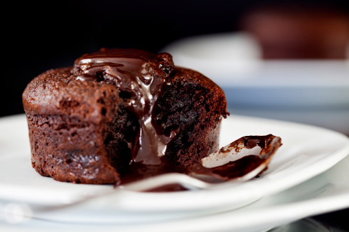 Le fondant au chocolat « bio » et sésame grillé