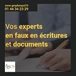 Experts en écriture - Cabinet d’Expertise en faux documents (reconnu par les tribunaux pour certification/authentification officielle) - Graphexpol.fr - Graphexpol, cabinet d’expertise référent en faux documents (reconnu par les tribunaux pour certification/authentification officielle) et expert en écriture regroupe une équipe d’experts en écritures et faux documents agréés les tribunaux. En faisant appela ce cabinet spécialisé pour toute expertise judiciaire de faux en écritures ou d'expertise de faux documents de nombreux axes peuvent également être résolus : testaments olographes, reconnaissance de dettes, prêt bancaire, chèques, documents administratifs, courrier manuscrit