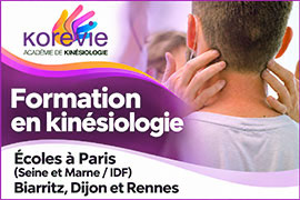 Formation en kin&eacute;siologie &ndash; &Eacute;coles &agrave; Paris (Seine et Marne / IDF), Biarritz, Dijon et Rennes | KOREVIE - KOREVIE, &eacute;cole sp&eacute;cialis&eacute;e dans la formation en kin&eacute;siologie, propose un cursus pour devenir kin&eacute;siologue &agrave; Paris (Seine et Marne / IDF), Biarritz, Dijon et Rennes
