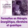 Formation à la thérapie énergétique, vibratoire et quantique - Formation aux 5 éléments fondamentaux : La Terre, l’Eau, le Feu, L’Air,l’Ether qui sont à l’origine de la Vie sur Terre et présents en chaque être vivant. Comprendre ces éléments permet d’accéder à la Connaissance Universelle et de renouer avec ses Origines Divines. Apprendre à se connecter sur le chemin de la découverte de vous-même et de l’Univers dans toutes ses manifestations - Formation en thérapie holistique/transpersonnelle - Stages/Consultations : développement personnel, équilibre énergétique/harmonisation des chakras, hypnose régressive | Larouedupaon.fr Isabelle Bertrand, psychopraticienne/formatrice référente en thérapie transpersonnelle/thérapie holistique et en éveil spirituel, propose des formations en thérapie holistique/transpersonnelle, ainsi que des stages/consultations en développement personnel, équilibre énergétique/harmonisation des chakras, hypnose régressive - En tant qu’enseignante transpersonnelle par l’éveil spirituel, Isabelle Bertrand favorise l’émergence d’une conscience nouvelle centrée sur l’ouverture du coeur