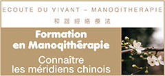 Formation en Manoqithérapie (Connaître les méridiens chinois) – Apprendre l’harmonisation du système des méridiens Chinois sensibles (toucher/supra sensoriel) - Enseignement des fondements théoriques de la médecine ancestrale (théorie du Yin/Yang, des méridiens mystérieux/ordinaires, des énergies/mécanismes de défense) - 和 諧 經 絡 療 法 | Manoqitherapie.com - Grégory Montéan, praticien/formateur en Manoqithérapie, propose une formation en Manoqithérapie qui permet de connaître les méridiens chinois, d’apprendre l’harmonisation du système des méridiens chinois sensibles (toucher/supra sensoriel) – Cette formation en manoqitherapie transmet l’enseignement des fondements théoriques de la médecine ancestrale (théorie du Yin/Yang, des méridiens mystérieux/ordinaires, des énergies/mécanismes de défense) - 和 諧 經 絡 療 法 - La formation de la Manoqithérapie permet les acquisitions des techniques pratiques et des exercices de pensées - Les enjeux de cette formation sont aussi de décoder le silence et l’invisible du vivant pour en être à sa disposition.