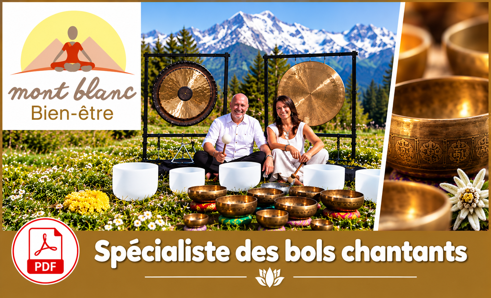 Bols tib&eacute;tains/Bols de cristal - Stages de sonoth&eacute;rapie (individuel/groupe), gongs | Mont-blanc-bien-etre.com - Mont Blanc Bien-&Ecirc;tre, sp&eacute;cialiste r&eacute;f&eacute;rent dans les bols chantants de cristal, la sonoth&eacute;rapie et les bols tib&eacute;tains, propose une large gamme de produits d'origine himalayenne : bols tib&eacute;tains, bols de cristal, ainsi que des gongs. Les bols chantants, bols tib&eacute;tains et bols de cristal, fabriqu&eacute;s selon un savoir-faire ancestral, sont reconnus pour leur bienfaits &eacute;nerg&eacute;tiques, bien-&ecirc;tre, d&eacute;tente et harmonisation de l'&ecirc;tre.