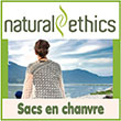 Sacs en chanvre écologique tissé - Maroquinerie en tissu naturel/vegan Natural Ethics
