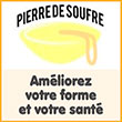 Soufre minéral anti-douleurs aiguës/chroniques - Stimulant naturel santé naturelle/bien-être – Pierre de lithothérapie scientifique - Galet de soufre de massage | Soufre-anti-douleurs.com - Soufre-anti-douleurs.com, site référent en matière d’informations sur la pierre de soufre de massage et les bienfaits du soufre minéral naturel en santé naturelle/bien-être nous explique pourquoi et comment le soufre minéral est aux origines de la vie sur Terre et aussi comment le soufre est un extraordinaire stimulant naturel de la vie. Le soufre ainsi conditionné en pierre de soufre également appelé galet de soufre de massage soulagera la très grande majorité des douleurs aiguës ou chroniques : les migraines, les céphalées, les acouphènes, les eczéma et psoriasis, les sinusites, les pharyngites et laryngites, l'asthme, les tendinites, les crampes, les arthrites et arthroses. La pierre de soufre est conçue et élaborée par Marc Dauphin-Roy – slogan « arrêtez de souffrir, soufrez-vous ». La nouvelle pierre de soufre ou nouveau galet de soufre de massage (lithothérapie scientifique/santé naturelle) bénéficie d'une meilleure ergonomie optimisée supplémentaire pour une efficacité supérieure par rapport à tous les autres galets de soufre dont le galet de soufre de massage de la marque Le Deucalion.
