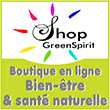 Boutique en ligne bien-être/santé naturelle (vitaliseurs d'eau, matelas thérapeutiques, protection anti-ondes nocives, harmonisateurs énergétiques, mise à la terre, huiles essentielles sacrées/synergie holistique) | Greenspiritshop.com,Green Spirit Shop, boutique en ligne bien-être/santé naturelle référente en produits énergétiques quantiques/holistiques propose des vitaliseurs d'eau/dynamiseurs d’eau, matelas thérapeutiques/étirement du dos, solutions de protection anti-ondes (plaques énergétiques de protection électromagnétique pour téléphones portables ou habitation), harmonisateurs énergétiques (Beamer, Géométrie sacrée, ondes de forme, sphère Merkaba, fruit de vie, croix Isis, tenseur Isis, émetteur d’Orgone), produits de mise à la terre (drap argenté connecté, linge de lit pour un sommeil réparateur, tapis de mise à la terre), Neurophone Flanagan (appareil à ultrason d’harmonisation du cerveau :  meilleure concentration, méditation profonde, apprentissage amélioré/accéléré), huiles essentielles sacrées/synergie holistique (aromathérapie spirituelle) 