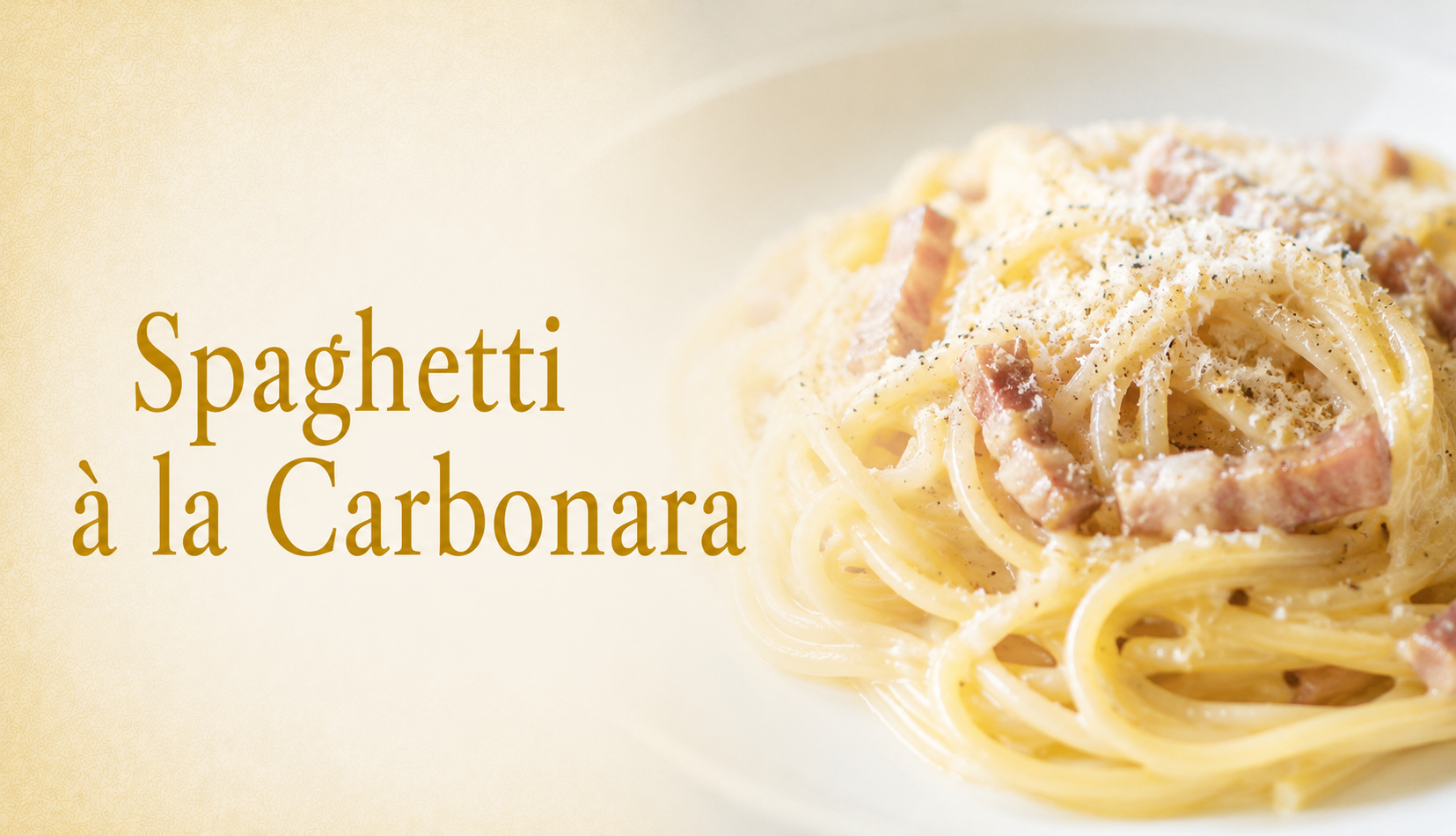 Spaghetti à la Carbonara