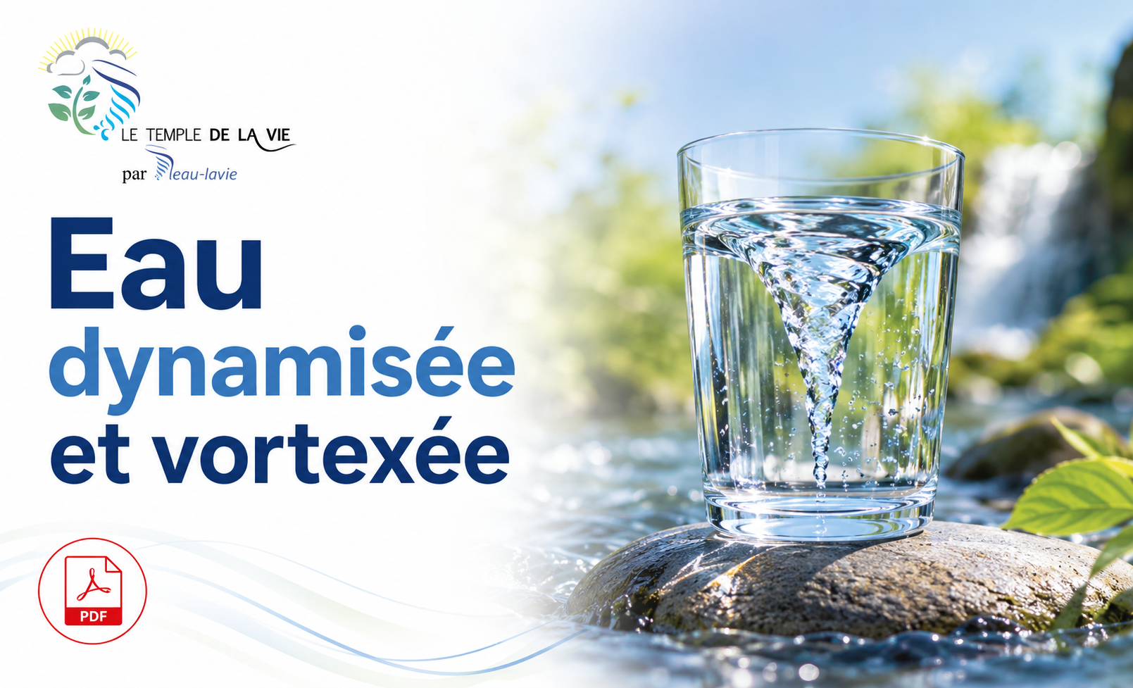 Eau dynamis&eacute;e vitalis&eacute;e Temple de la vie