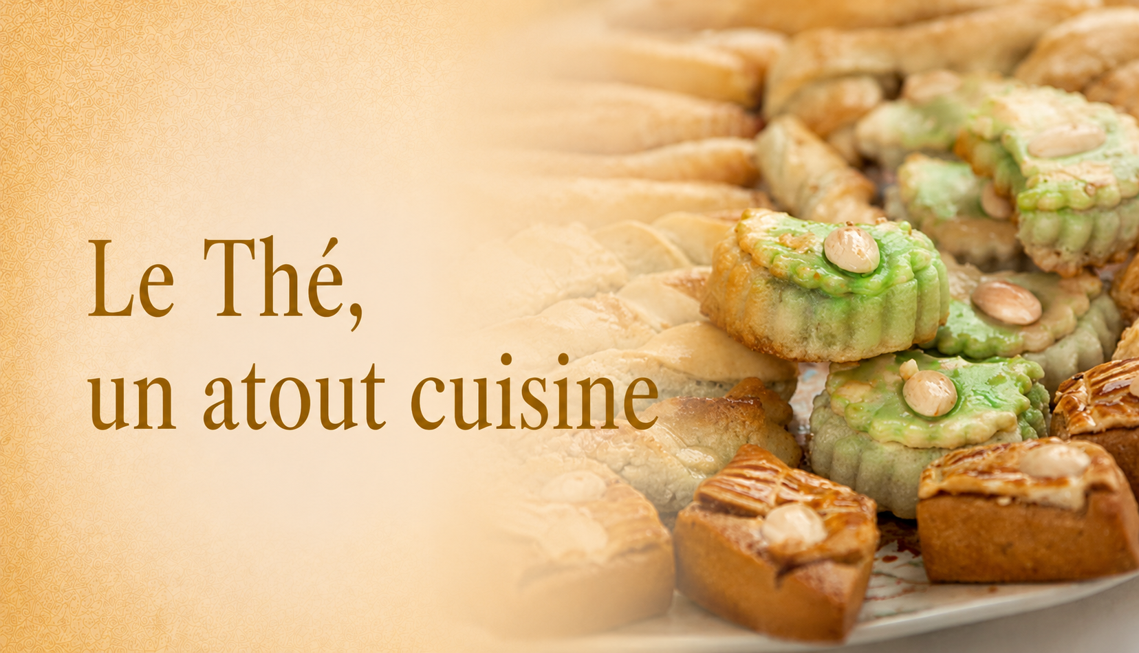  Petits fours au miel, aux amandes et au thé vert 