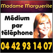 M&eacute;dium voyante par t&eacute;l&eacute;phone : Aix en Provence, Lyon, Paris, Marseille, Montpellier, Narbonne, Strasbourg, Mulhouse, Besan&ccedil;on, Dijon, Perpignan - La voyance par t&eacute;l&eacute;phone par un m&eacute;dium reconnu - Sp&eacute;cialiste du paranormal, Madame Marguerite offre des services de medium et de divination&nbsp;&agrave; Aix-en-Provence&nbsp;depuis 2009. Sa pratique de m&eacute;dium est aliment&eacute;e depuis plus de 25 ans par ses voyages autour du monde et par un cheminement spirituel riche. &Agrave; l&rsquo;&eacute;coute de ses clients, elle est r&eacute;put&eacute;e pour la clart&eacute; de ses pr&eacute;dictions, qui lui ont valu sa distinction comme Membre Honorifique des Sciences Occultes et de D&eacute;vouement Humain.
