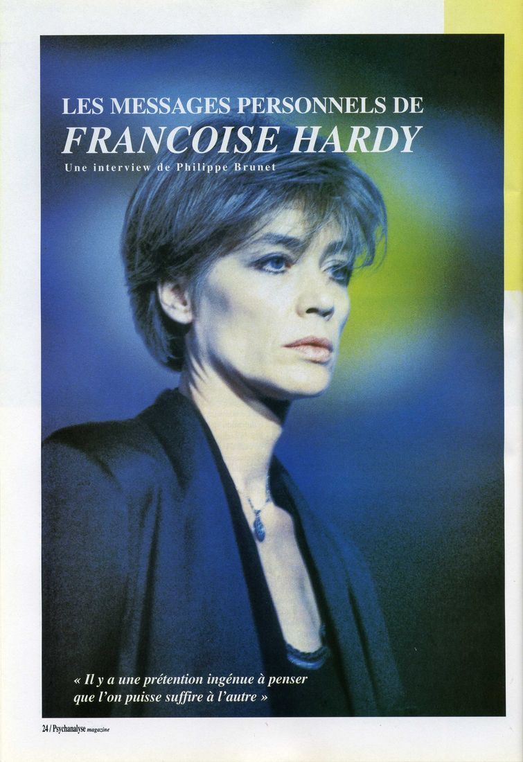 Françoise Hardy ses messages personnels 
